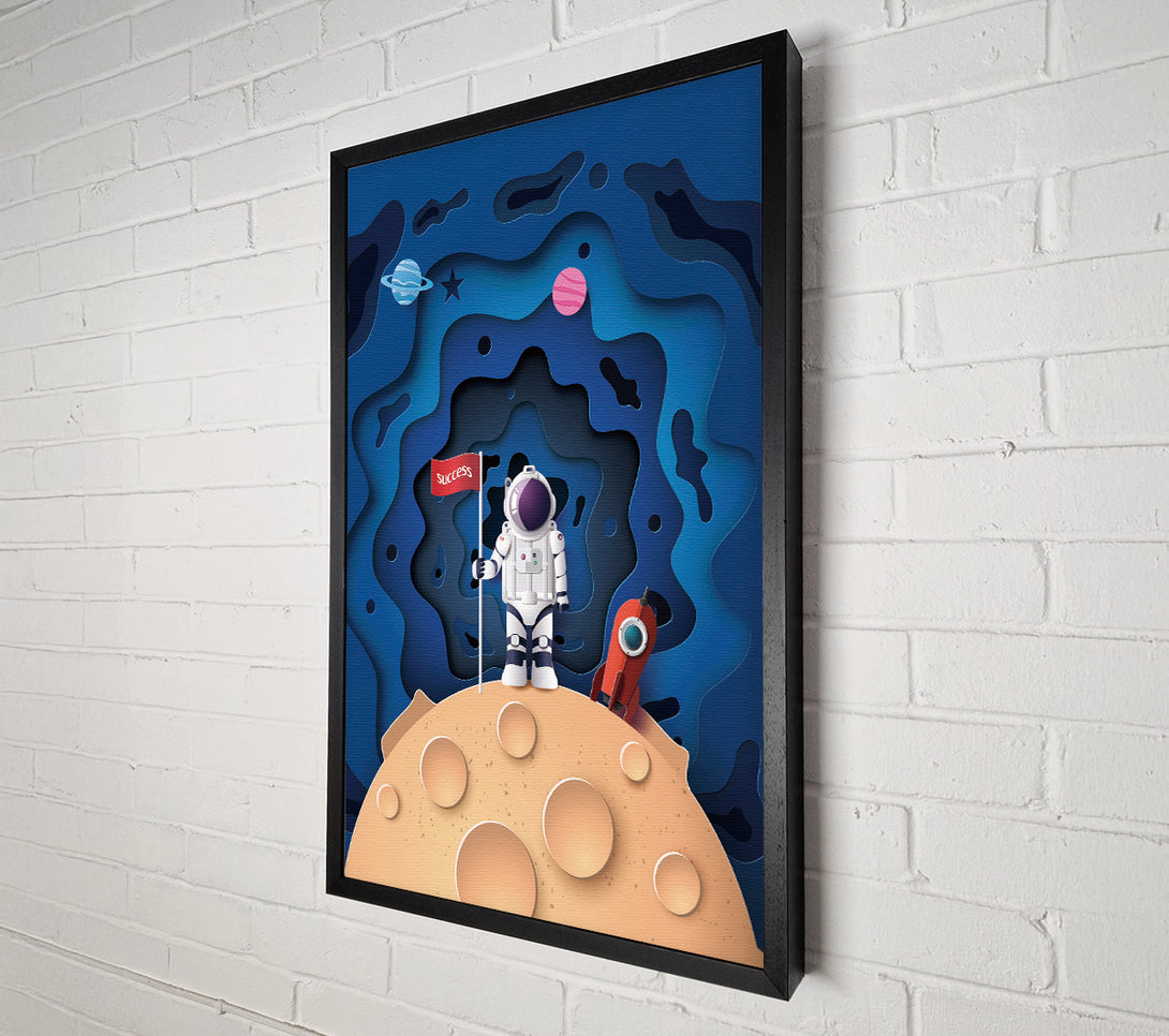  A Canvas Print of Astronaut Success Canvas Art