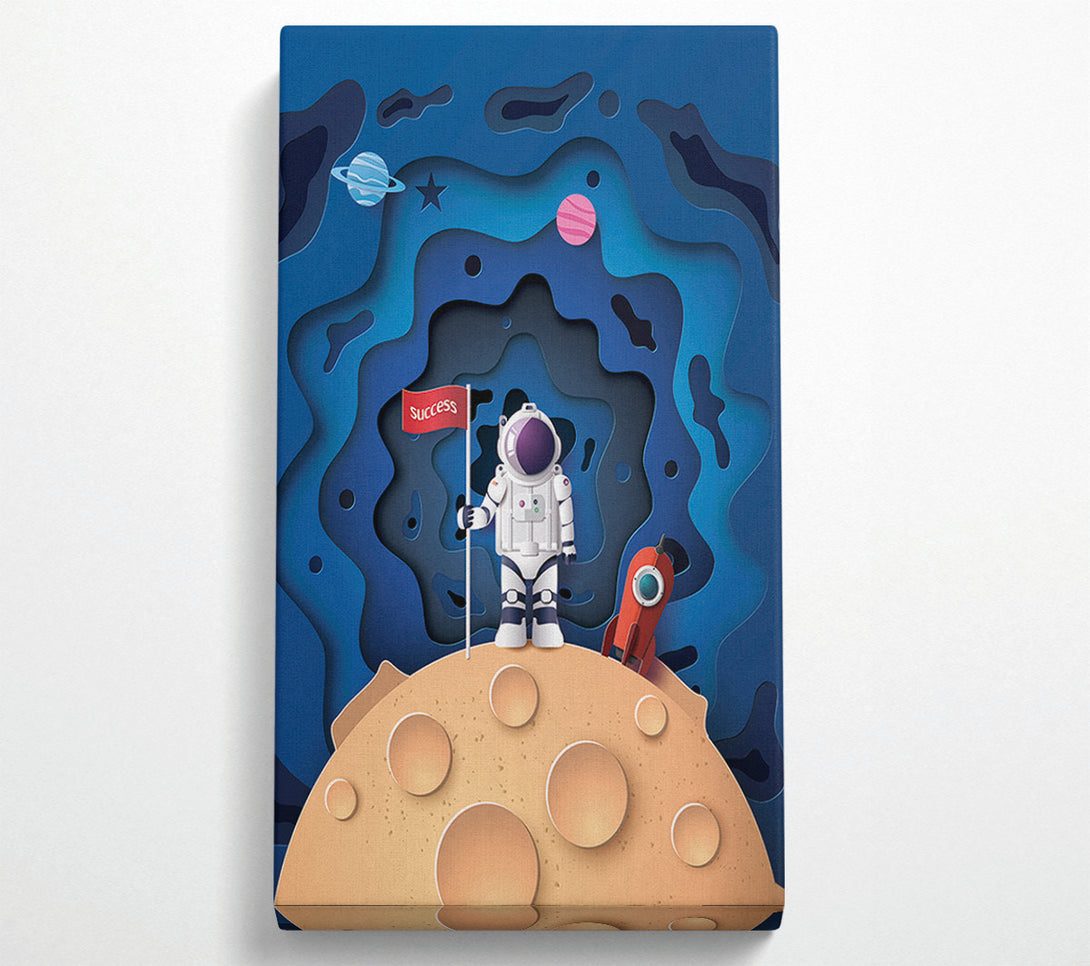  A Canvas Print of Astronaut Success Canvas Art