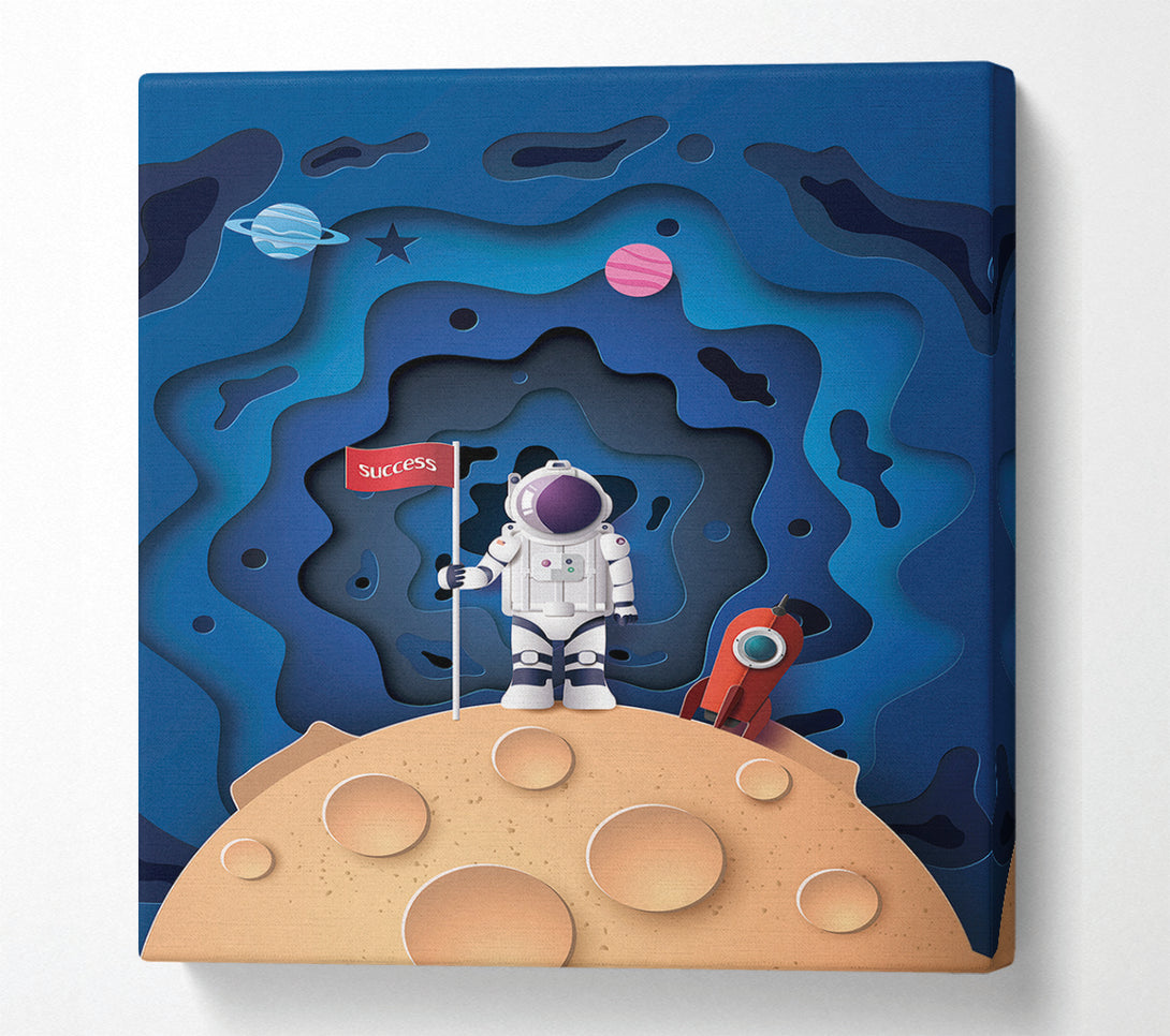  A Canvas Print of Astronaut Success Canvas Art