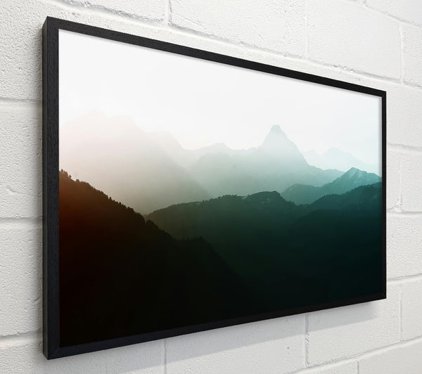 Teal Mountain Fog