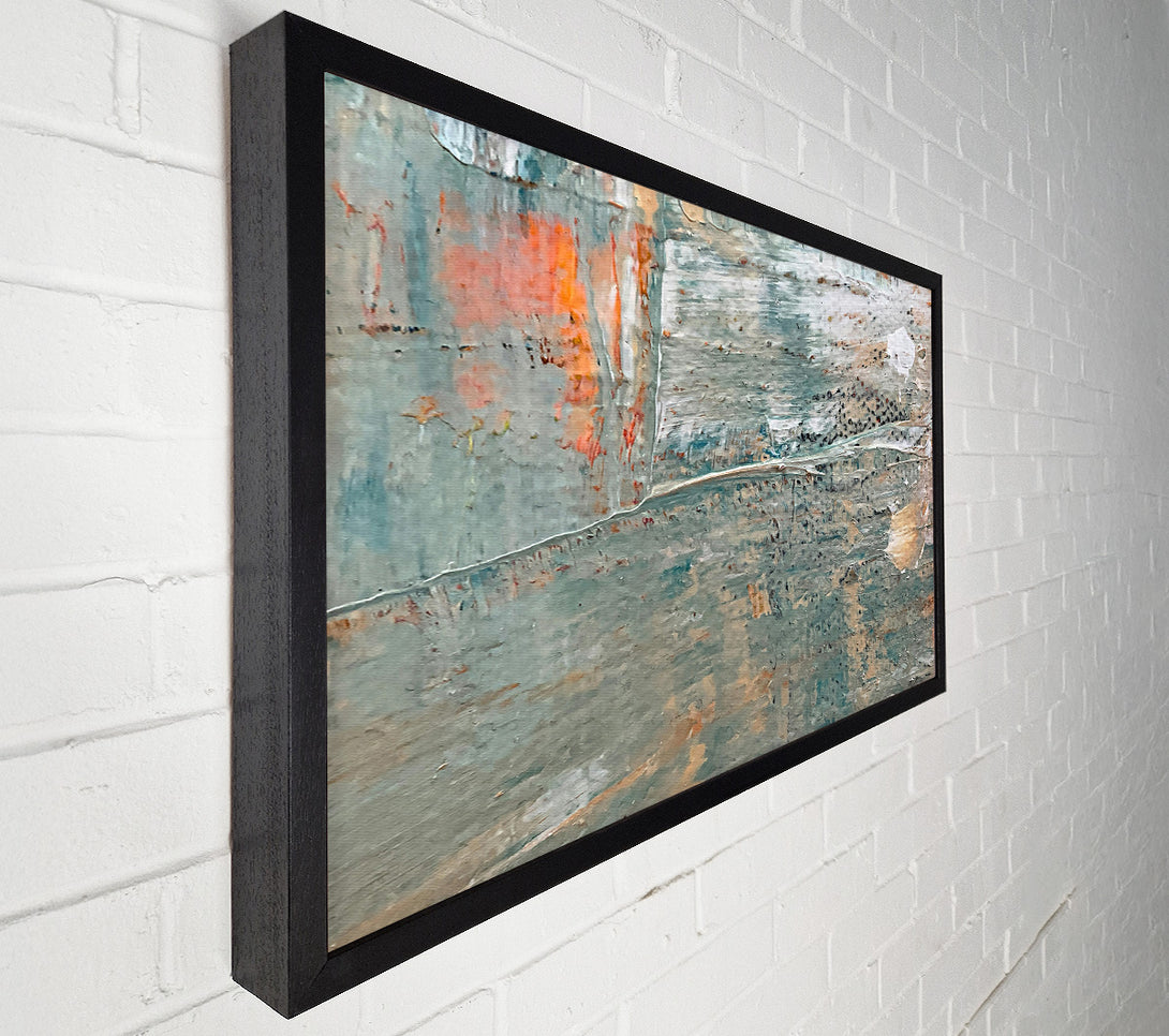  A Canvas Print of Grey Abstract Hues Canvas Wall Art