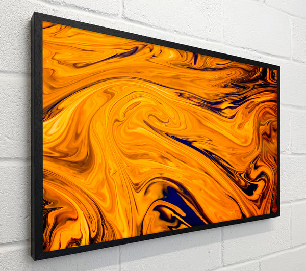 Amber Swirls Of Flow