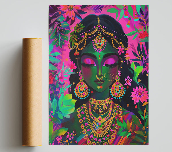 Pink Floral Reverie Giclee Print