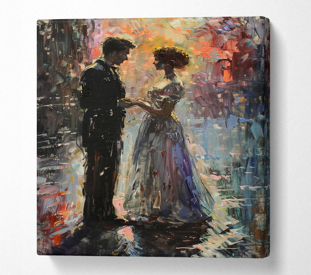  A Canvas Print of At The Wedding Canvas Print