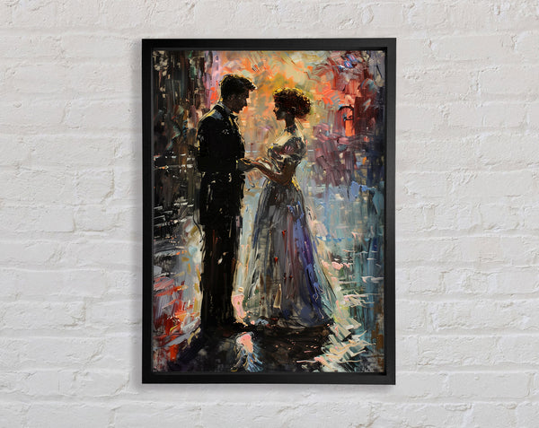 At The Wedding Framed Print