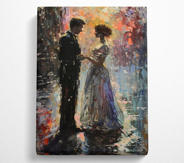  A Canvas Print of At The Wedding Canvas Print
