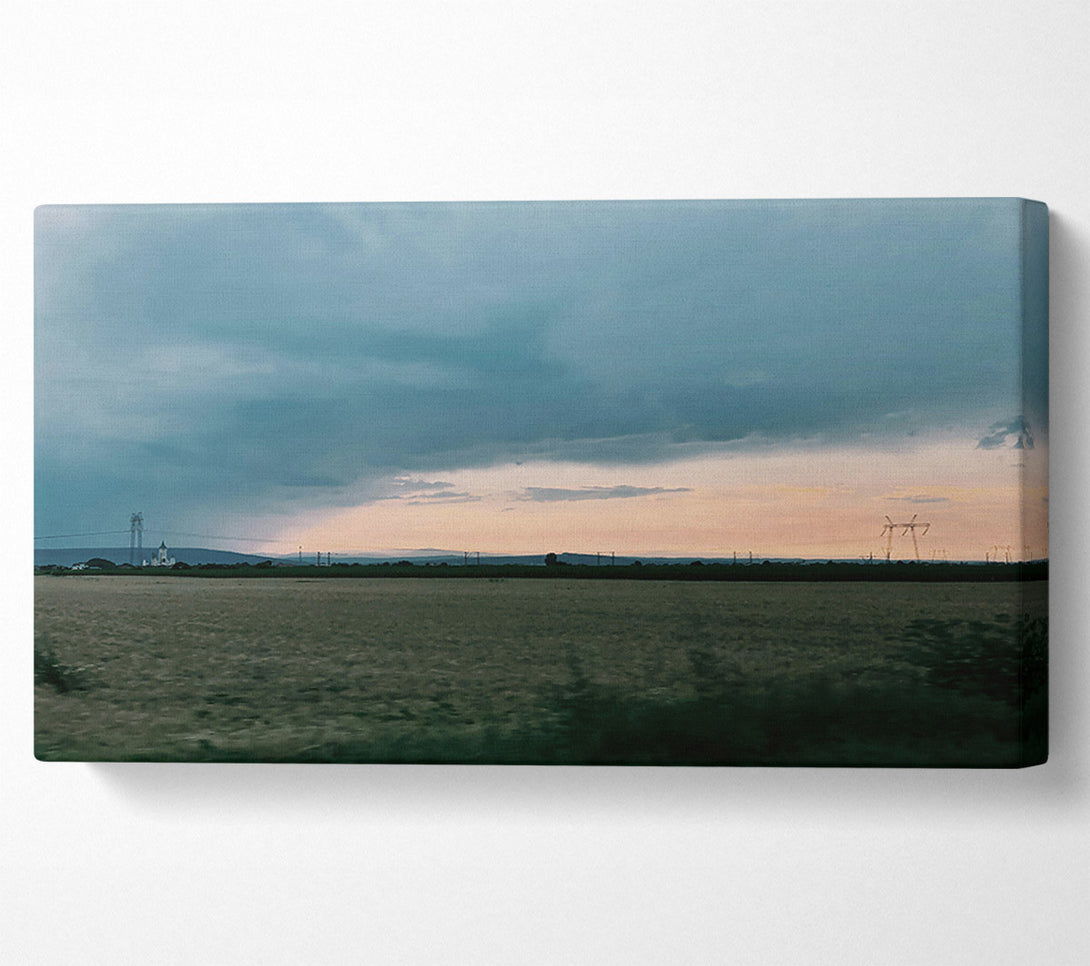  A Canvas Print of Blue Sky Horizon Canvas Art