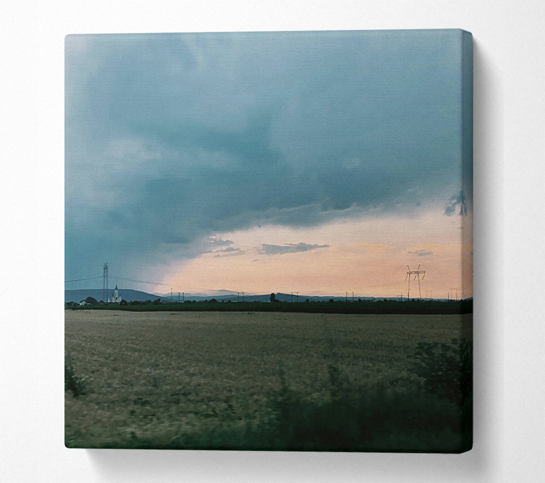  A Canvas Print of Blue Sky Horizon Canvas Art