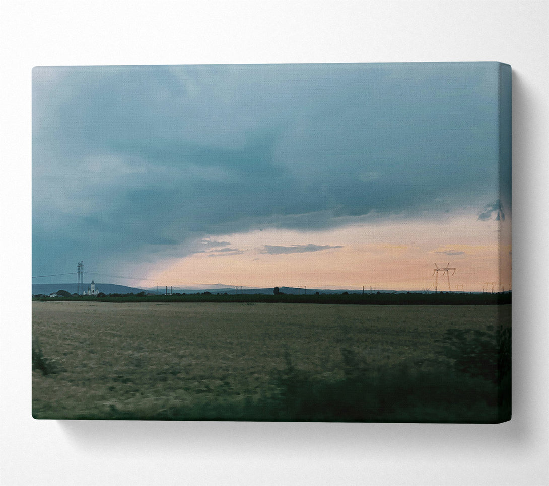  A Canvas Print of Blue Sky Horizon Canvas Art