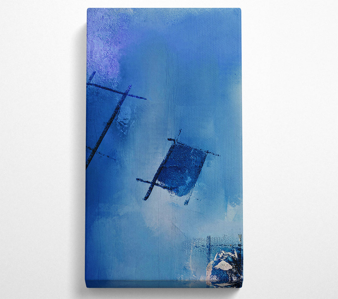  A Canvas Print of Azure Sky Lines Canvas Wall Art