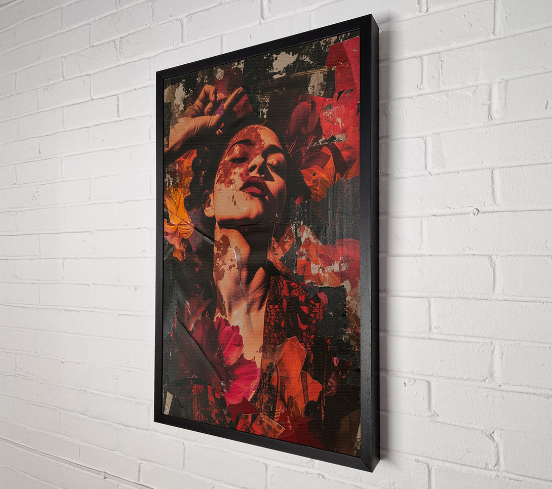  A Canvas Print of Autumn Leaves Fashion Canvas Wall Art