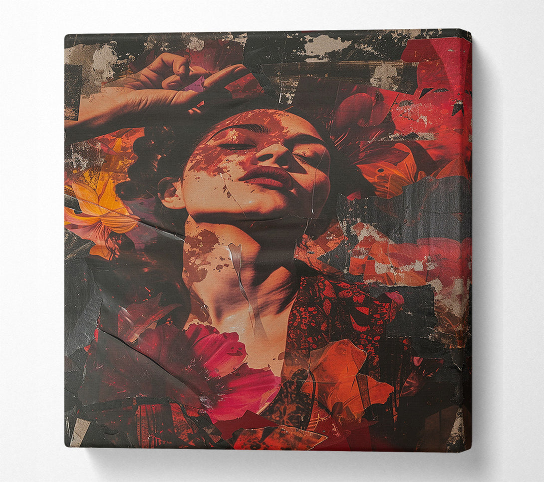  A Canvas Print of Autumn Leaves Fashion Canvas Wall Art