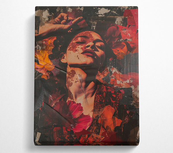  A Canvas Print of Autumn Leaves Fashion Canvas Wall Art