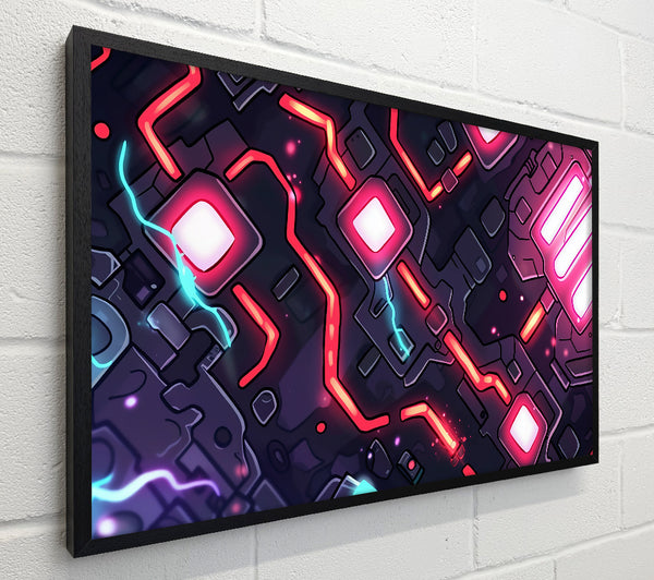 Crimson Circuitry Flow