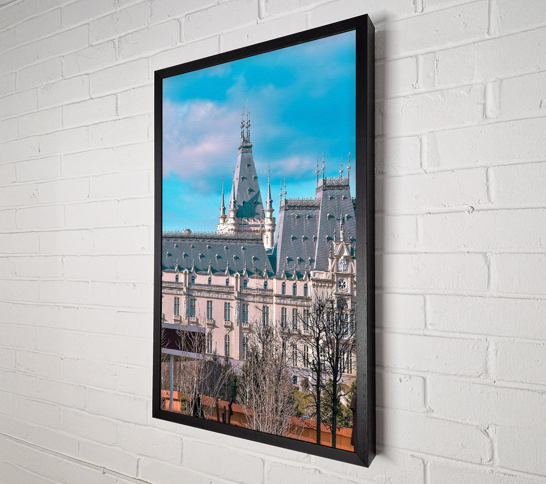  A Canvas Print of Azure Palace Skyline Canvas Wall Art