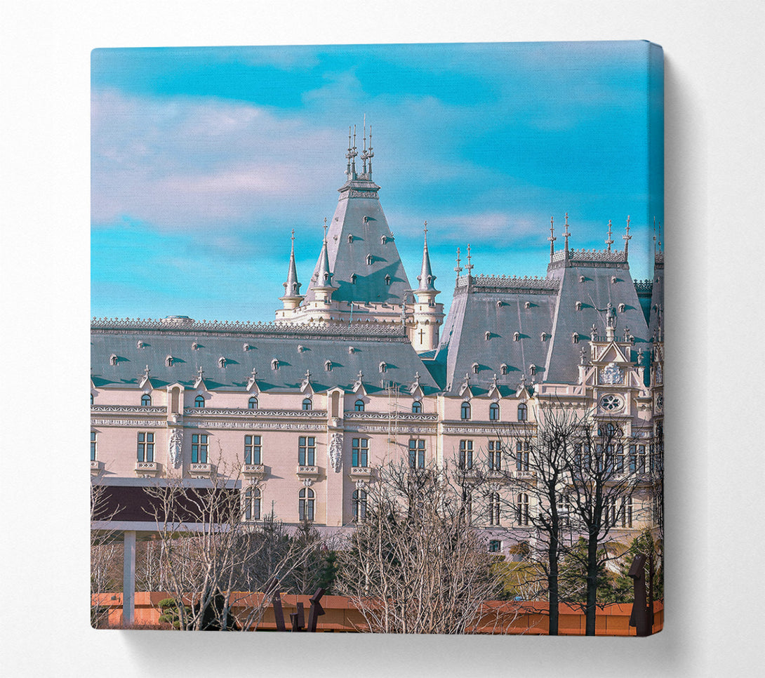  A Canvas Print of Azure Palace Skyline Canvas Wall Art