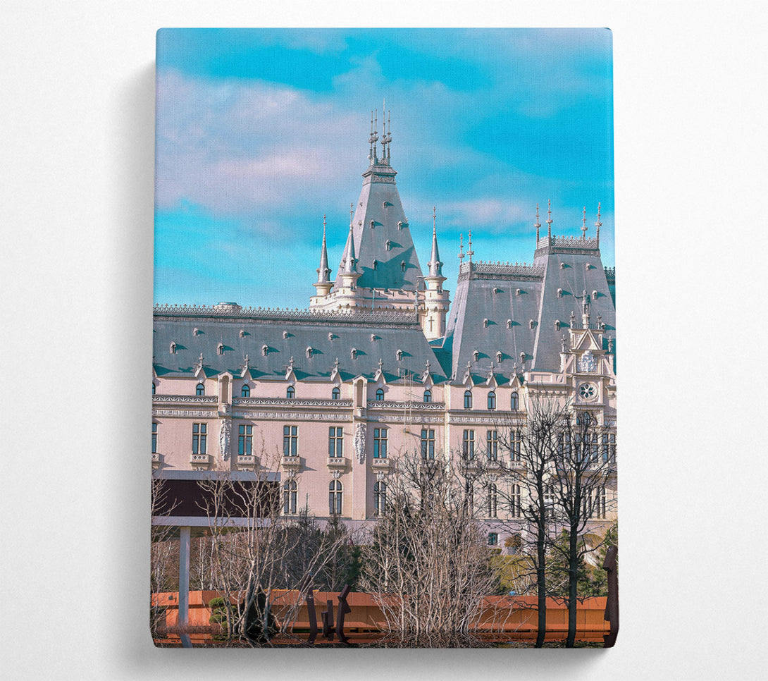 A Canvas Print of Azure Palace Skyline Canvas Wall Art