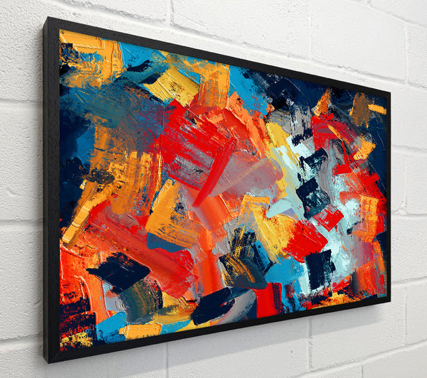 Red And Yellow Strokes