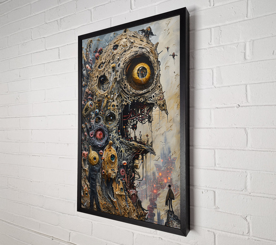  A Canvas Print of Golden Eye Of Ruin Canvas Wall Art