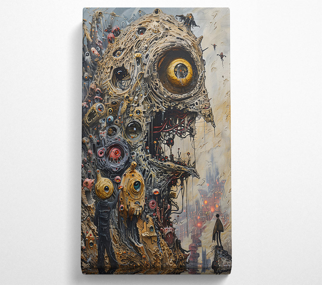  A Canvas Print of Golden Eye Of Ruin Canvas Wall Art