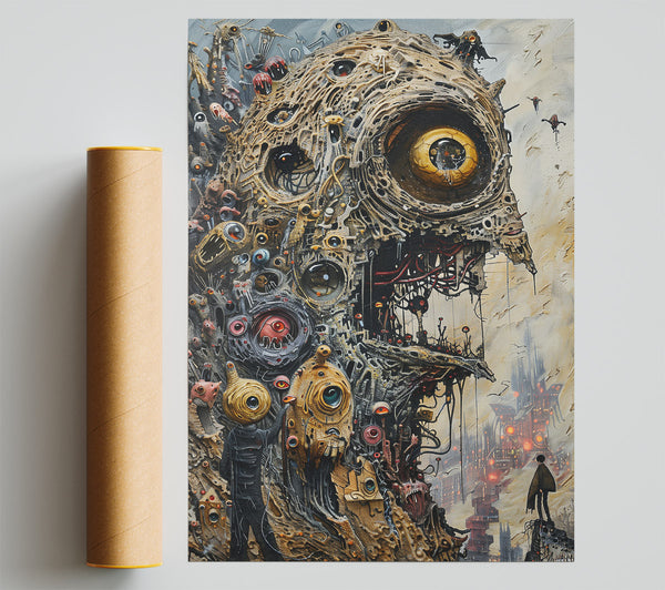 Golden Eye Of Ruin Print