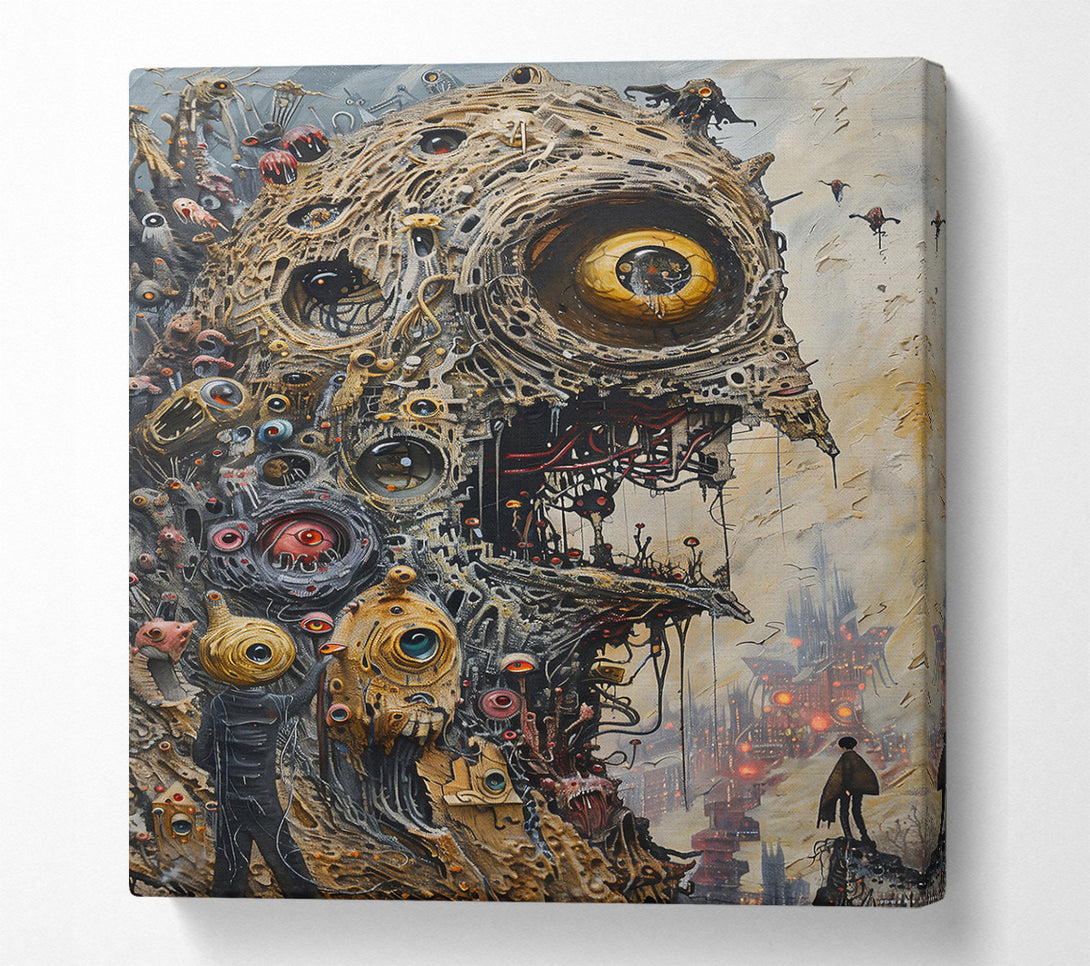  A Canvas Print of Golden Eye Of Ruin Canvas Wall Art