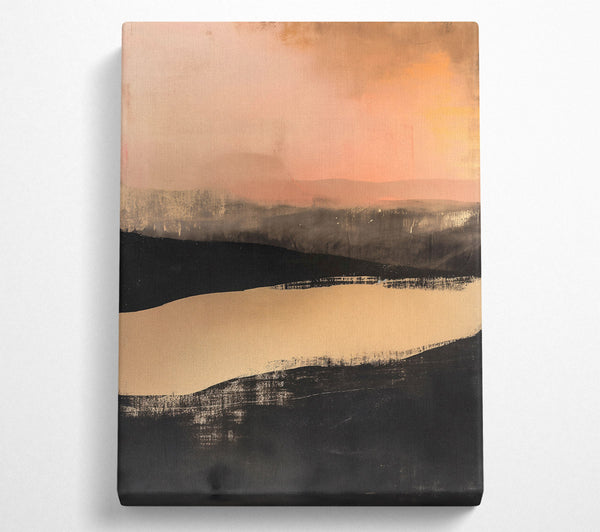  A Canvas Print of Golden Horizon Dreams Canvas Wall Art