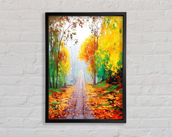 Autumnal Walk Framed Print