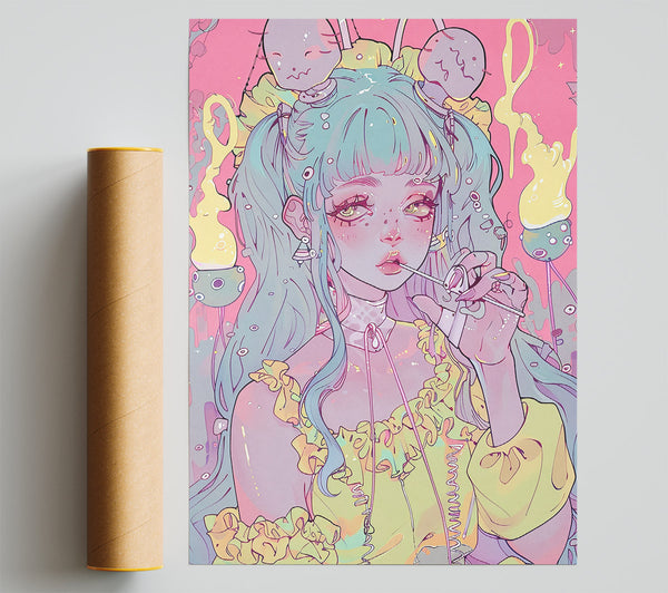 Pink Dream Girl Poster