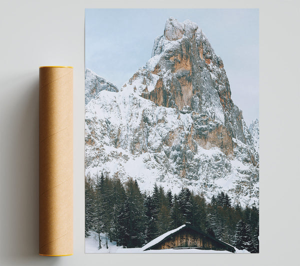 Brown Mountain Shadows Poster