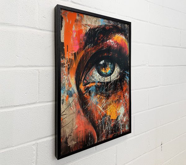 Orange Abstract Eye