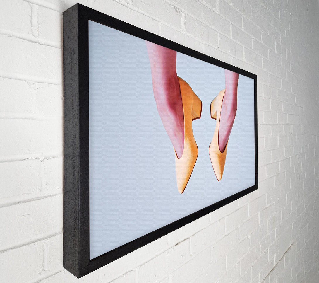  A Canvas Print of Lemon Heels Up Canvas Wall Art