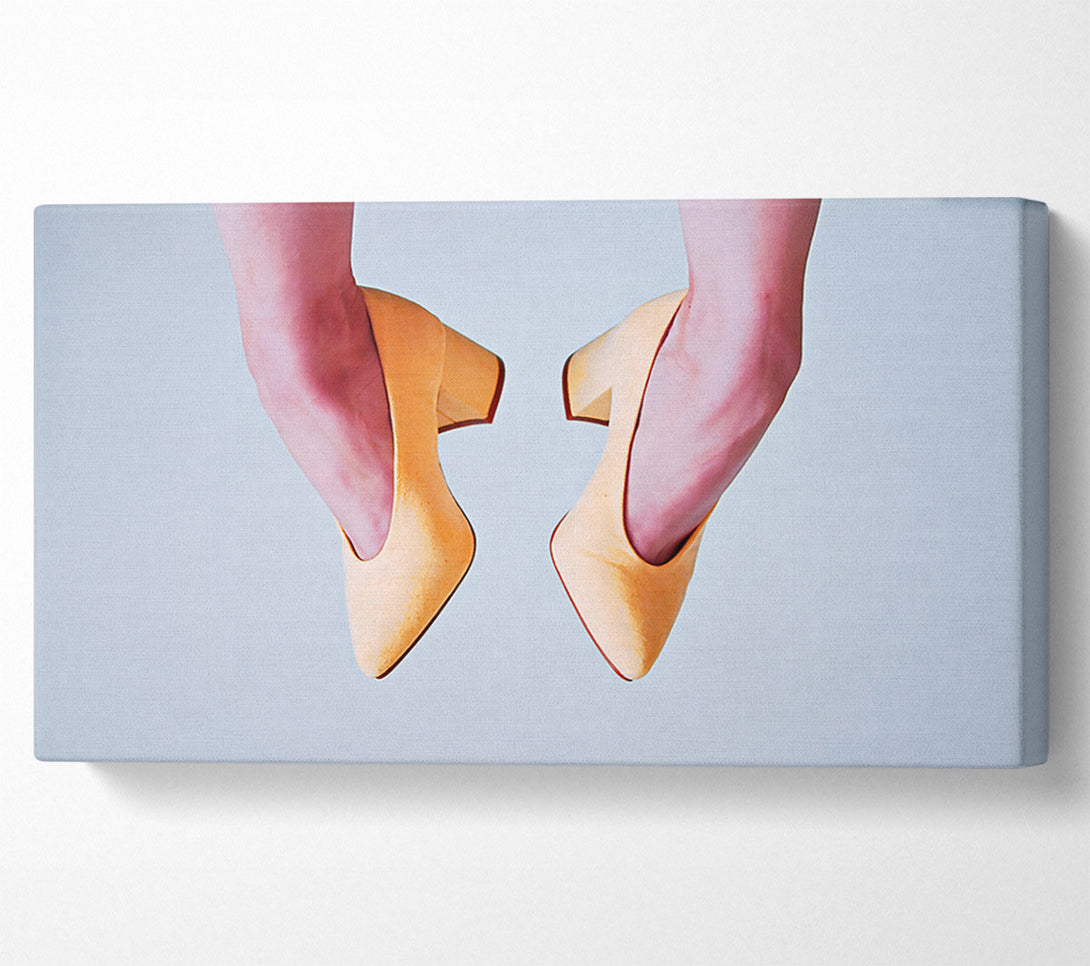  A Canvas Print of Lemon Heels Up Canvas Wall Art
