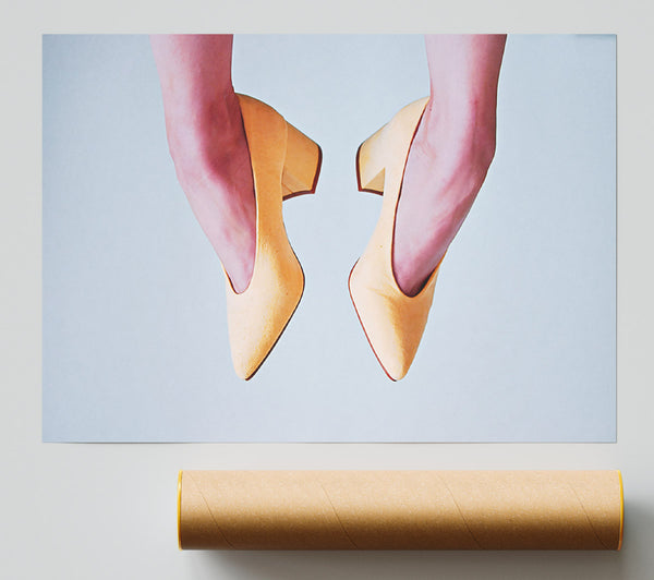 Lemon Heels Up Print