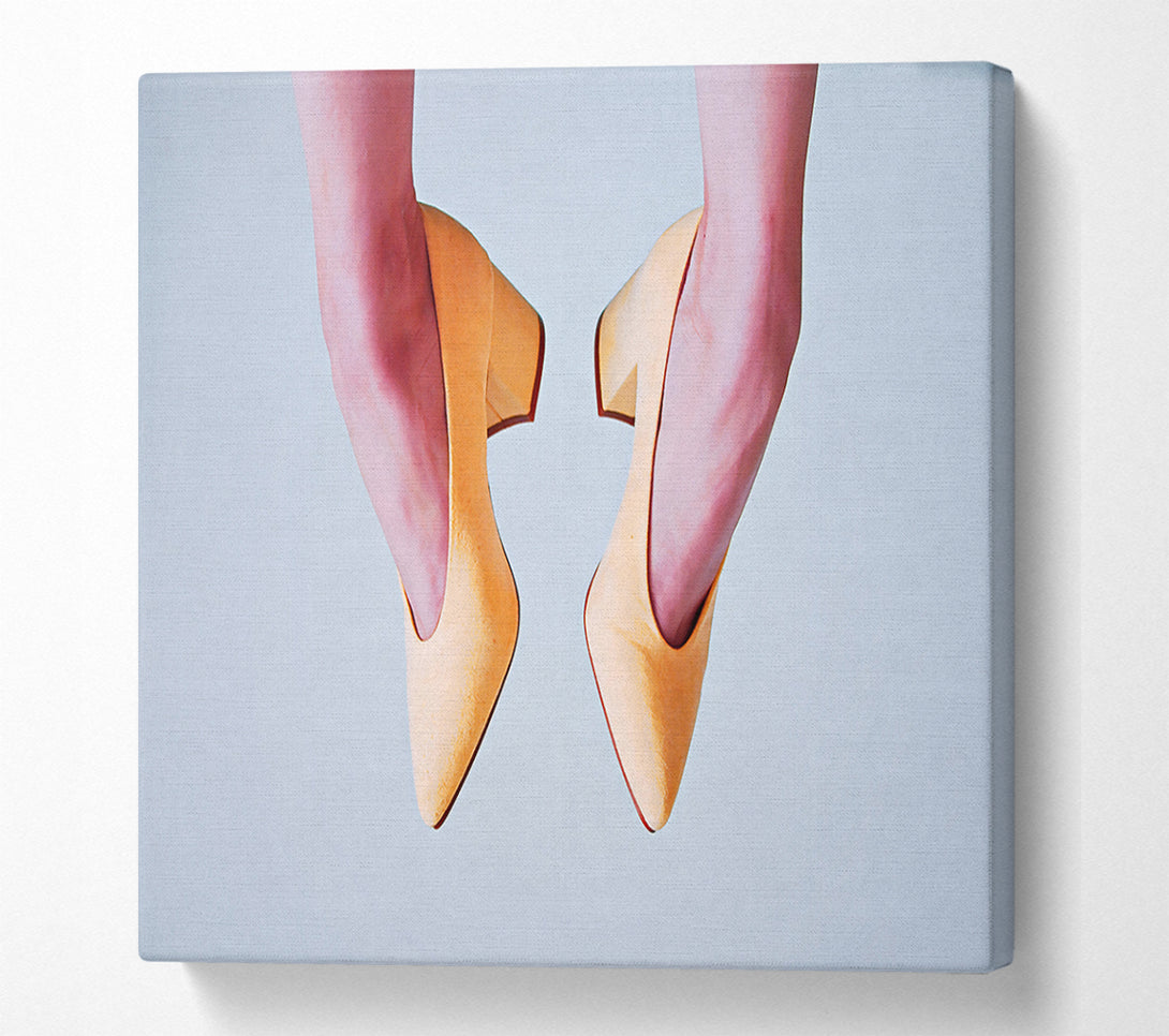  A Canvas Print of Lemon Heels Up Canvas Wall Art