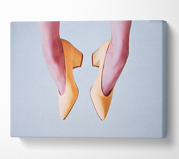  A Canvas Print of Lemon Heels Up Canvas Wall Art