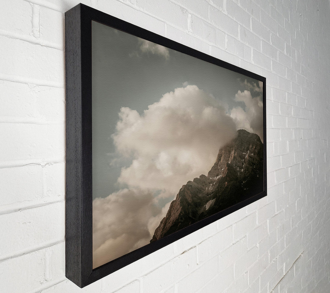  A Canvas Print of Grey Peak'S Embrace Canvas Art