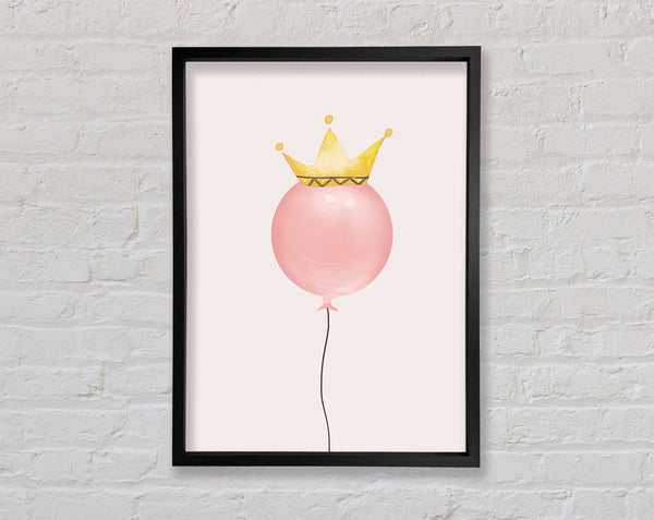 Balloon Crown Framed Print