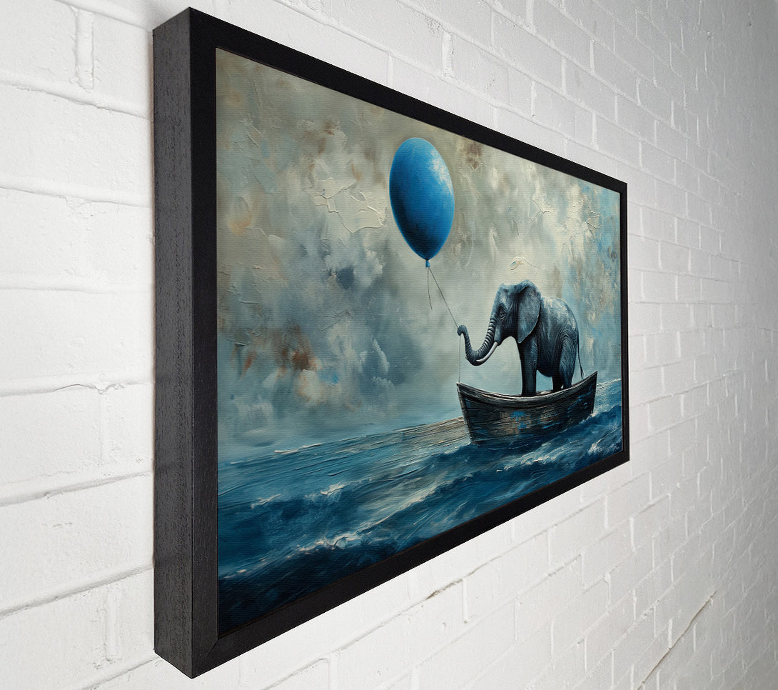 A Canvas Print of Balloon Elephant Canvas Wall Art