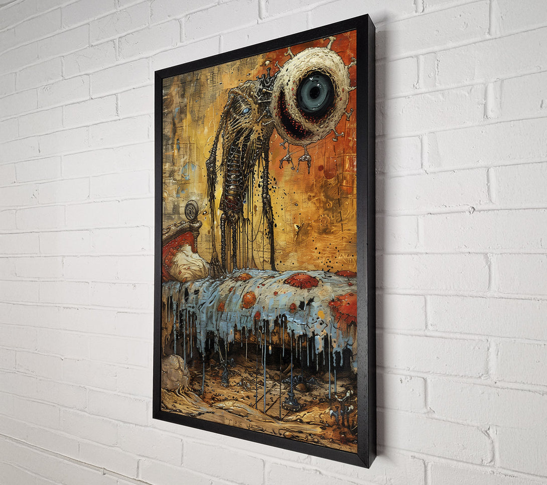  A Canvas Print of Blue Dripping Dreamscape Canvas Art