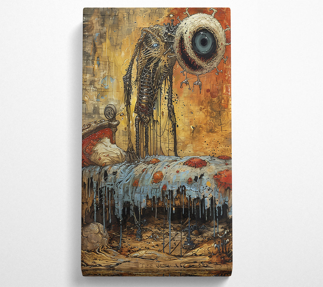  A Canvas Print of Blue Dripping Dreamscape Canvas Art