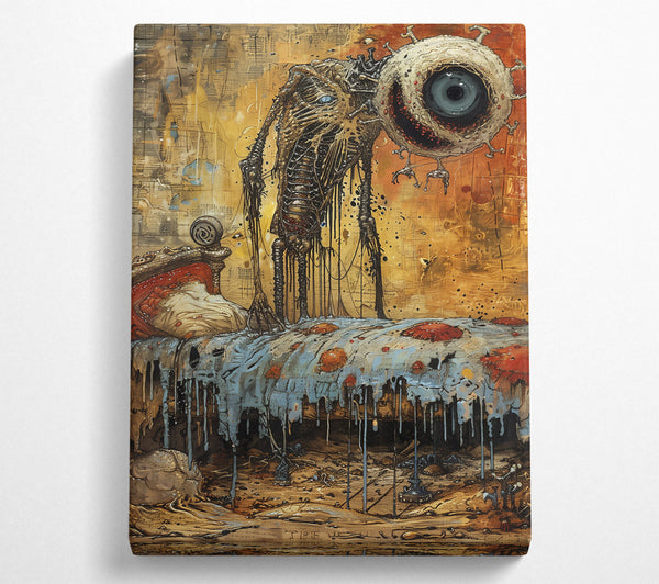  A Canvas Print of Blue Dripping Dreamscape Canvas Art