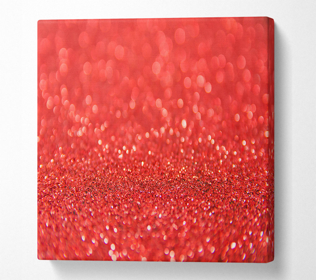  A Canvas Print of Crimson Sparkle Dreams Canvas Art
