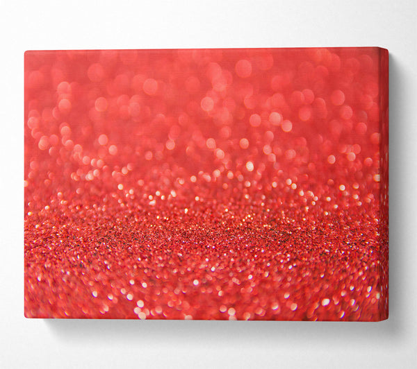  A Canvas Print of Crimson Sparkle Dreams Canvas Art