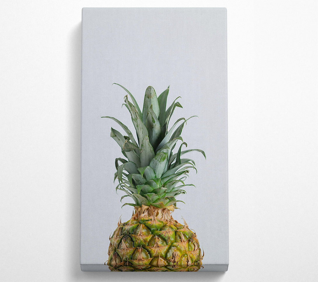  A Canvas Print of Green Pineapple Crown Canvas Print
