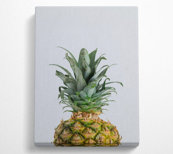  A Canvas Print of Green Pineapple Crown Canvas Print