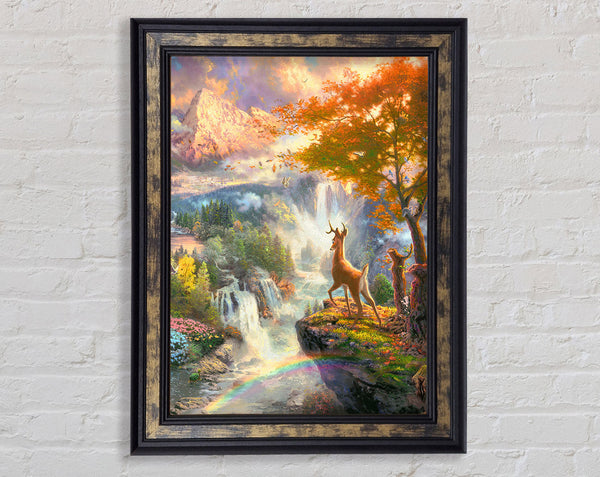 Bambi Deer Framed Print