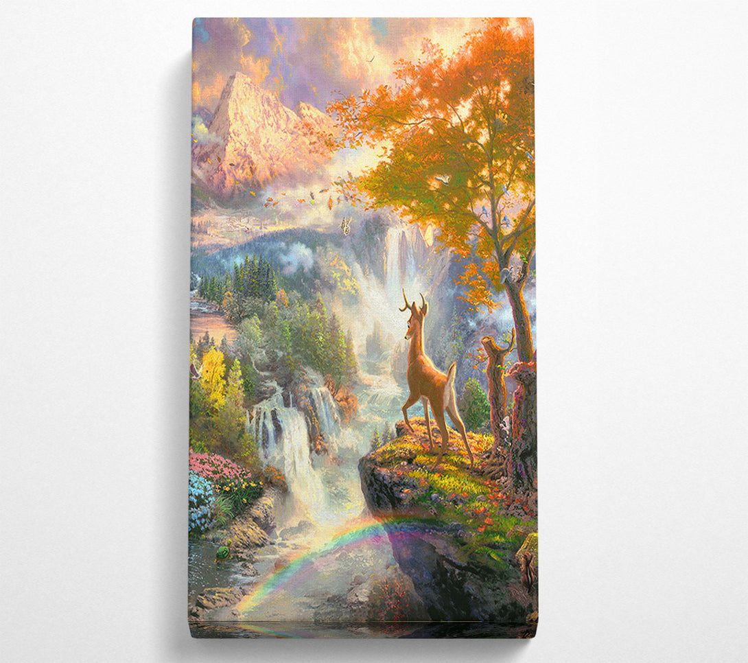  A Canvas Print of Bambi Deer Canvas Wall Art