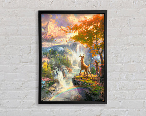 Bambi Deer Framed Print