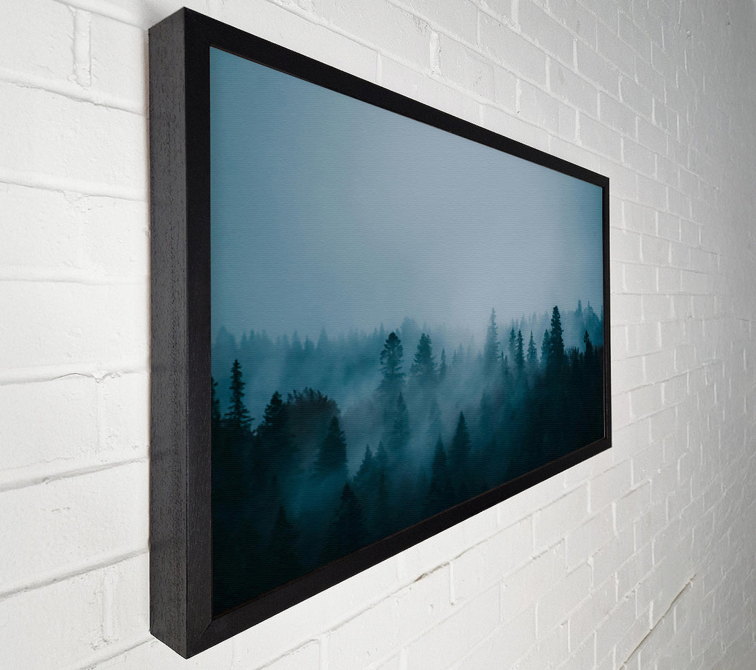  A Canvas Print of Azure Forest Mist Canvas Print